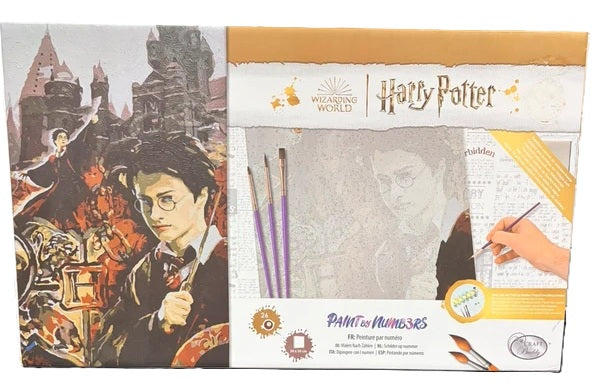 Craft Buddy Harry Potter Collage Paint By Numbers Canvas Kit 30 x 50cm (Damaged Packaging)