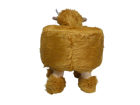 Lesser & Pavey Highland Cow Children's Padded Stool