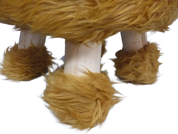 Lesser & Pavey Highland Cow Children's Padded Stool
