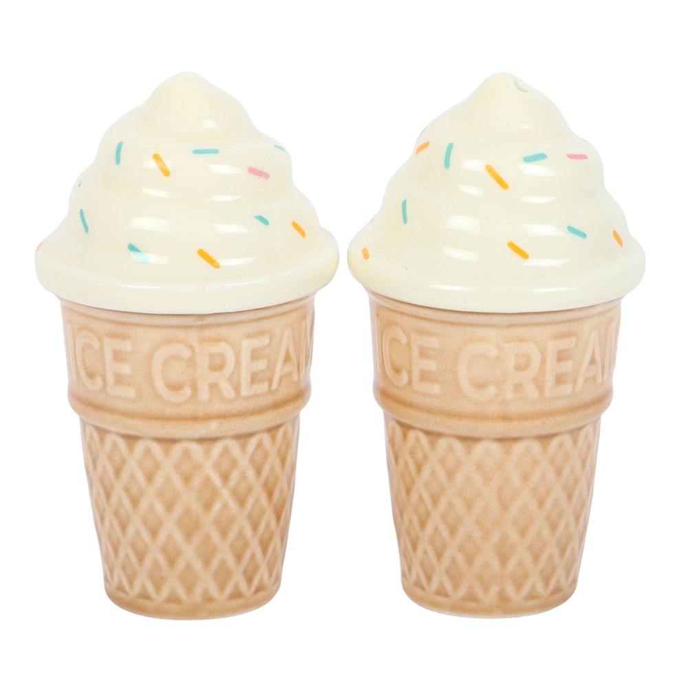 Ice Cream Cone Salt & Pepper Cruet Set | Summer Collection | Something Different