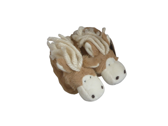 Jomanda Haffi Pony Horse Baby Slippers Newborn - 6m