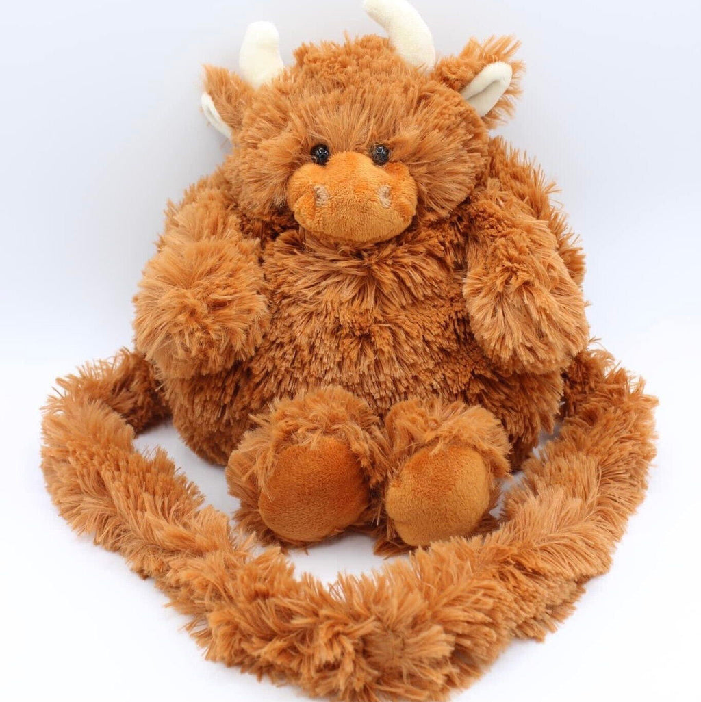 Jomanda Brown Highland Coo Cow Plush Hand Muff for Children