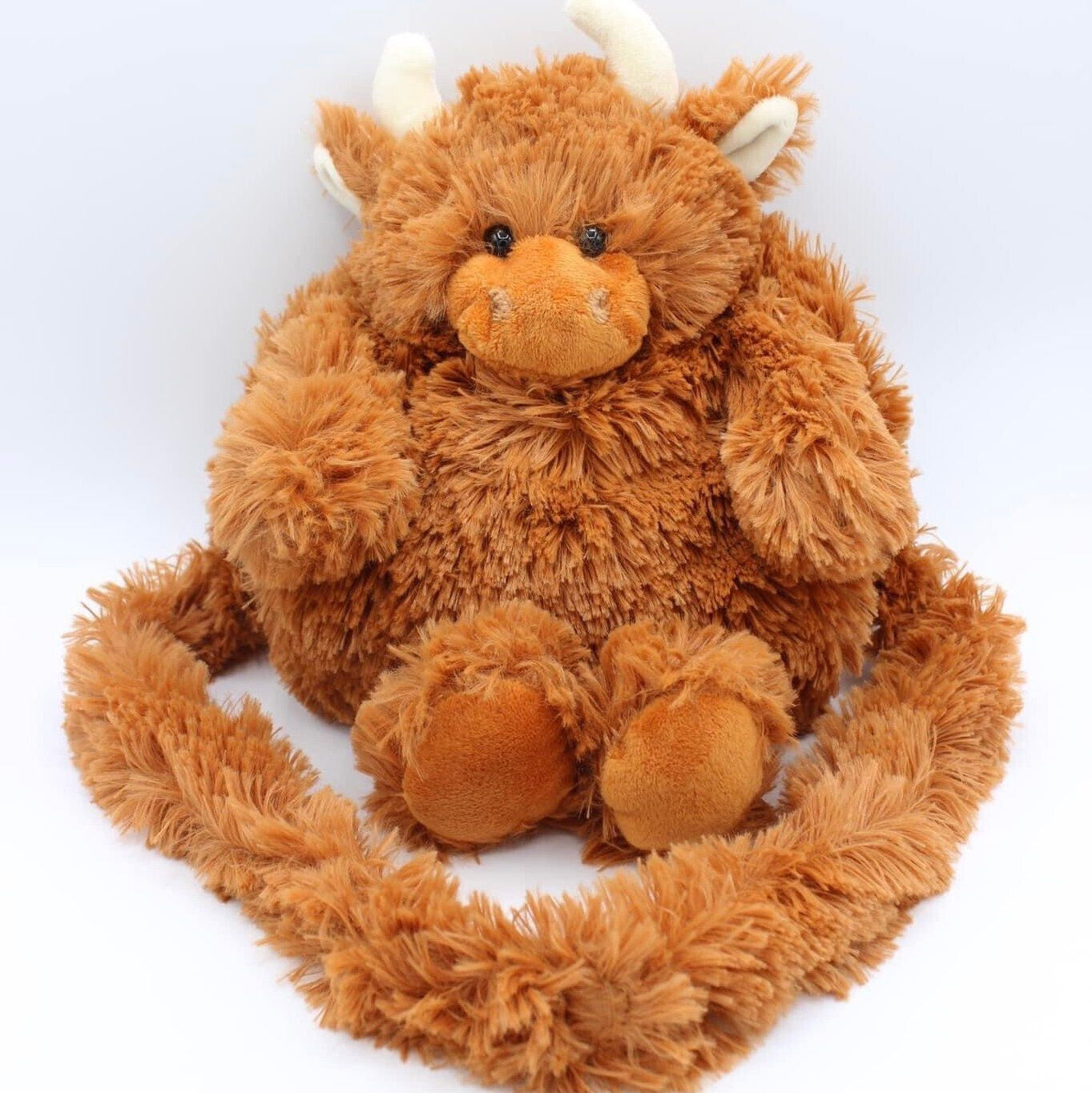 Jomanda Brown Highland Coo Cow Plush Hand Muff for Children