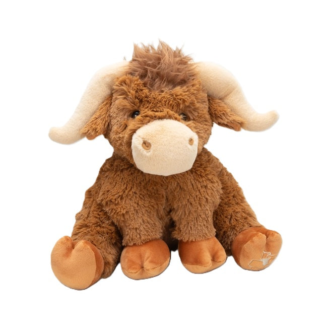 Jomanda Scottish Highland Cow with Horns Soft Plush Toy 30cm