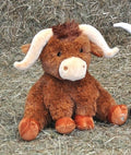 Jomanda Scottish Highland Cow with Horns Soft Plush Toy 30cm