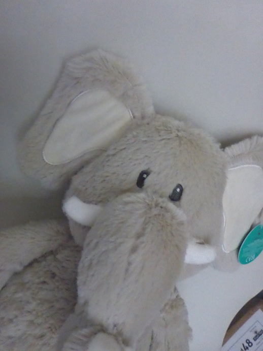 Jomanda Large Grey Elephant Soft Plush Toy 33cm