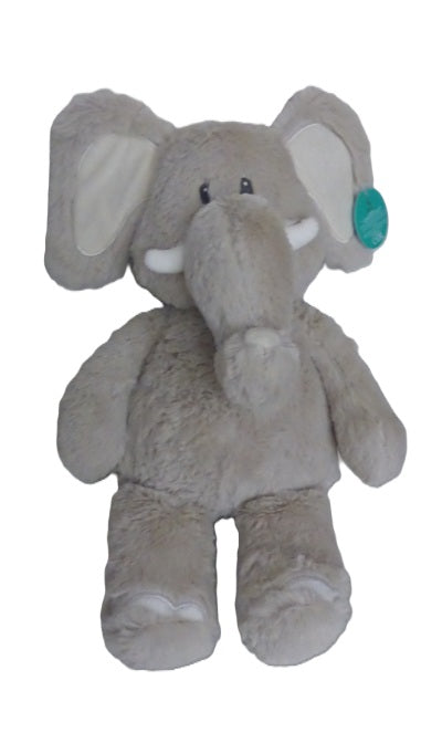 Jomanda Large Grey Elephant Soft Plush Toy 33cm