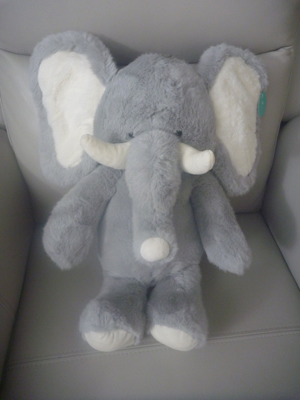 Jomanda Large Grey Elephant Soft Plush Toy 52cm