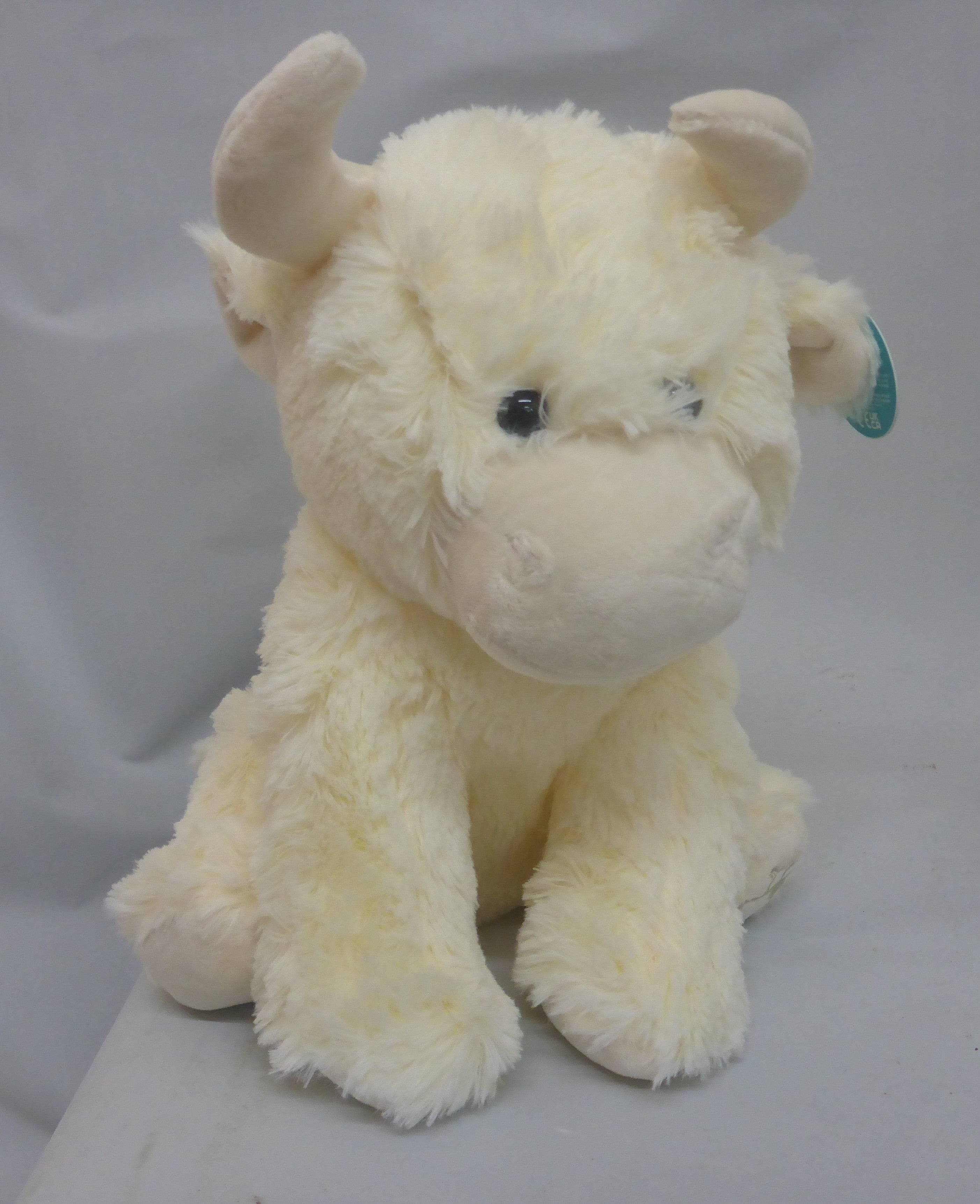Jomanda Scottish Highland Cow Cream Soft Plush Toy 30cm