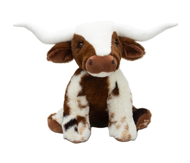 Jomanda Texas Longhorn Brown and Cream Cow Soft Plush Toy 30cm