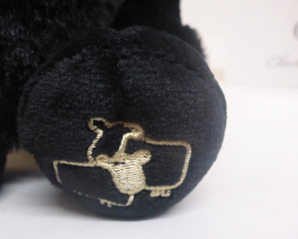Jomanda Large Soft Plush Texas Longhorn Toy – Black 30cm