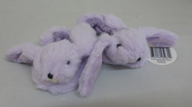 Jomanda Lilac Bunny Rabbit Baby Slippers 0-6 Months