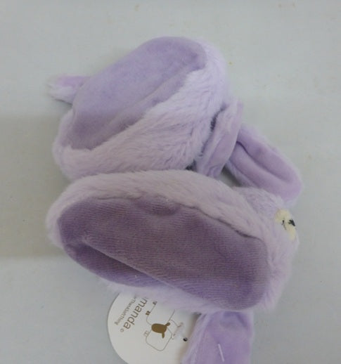 Jomanda Lilac Bunny Rabbit Baby Slippers 0-6 Months