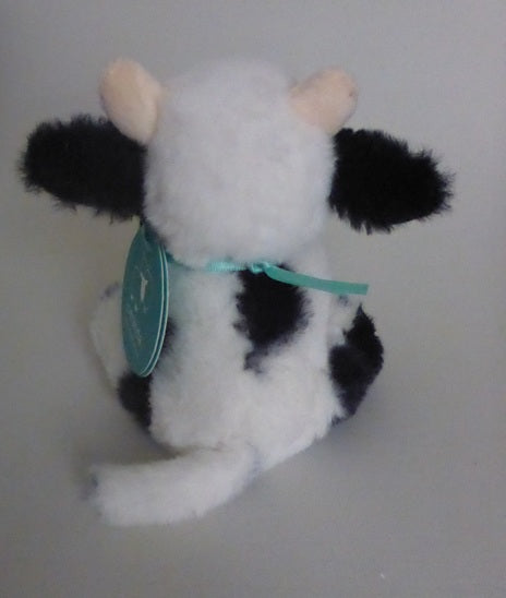 Jomanda Mini Black and White Dairy Cow Soft Plush Toy 13cm