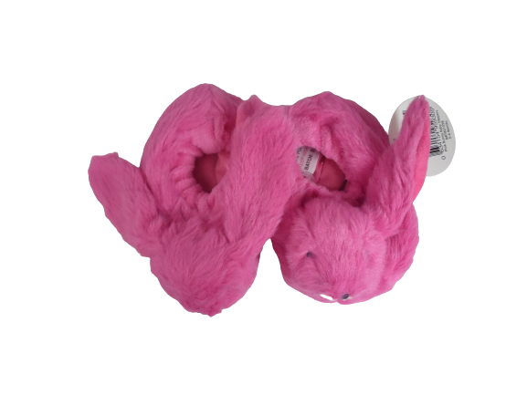 Jomanda Pink Bunny Rabbit Plush Baby Slippers 0-6months