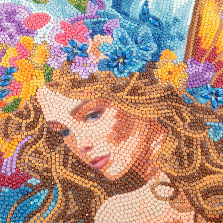 Craft Buddy Kaleidoscopic Fairy Crystal Art Canvas Kit 40 x 50cm