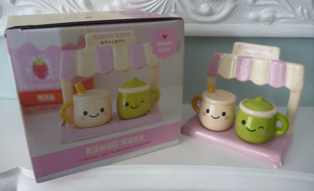 Kawaii Latte Salt & Pepper Cruet Set | Japanese Kawaii Collection | Something Different