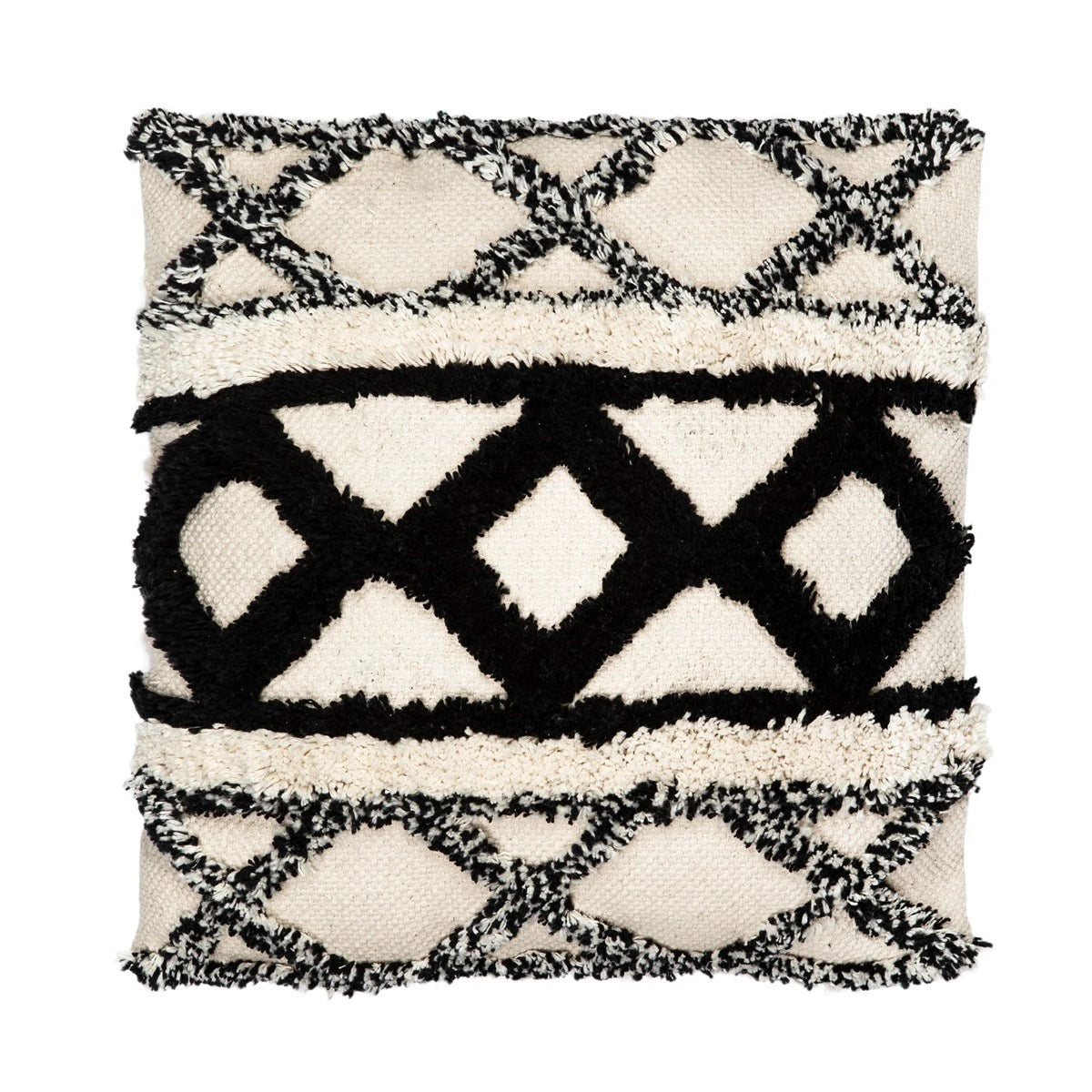 Sass & Belle Scandi Boho Geometric Cushion Cover 40cm