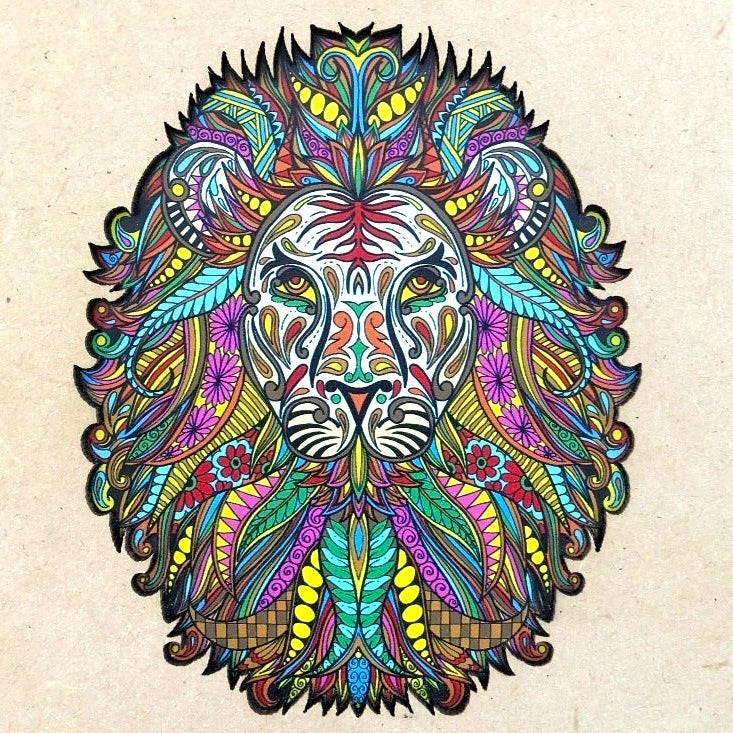 Craft Buddy Premium Wooden Jigsaw Puzzle | Lion | 257 Pieces