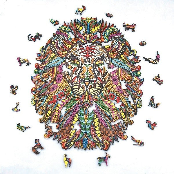 Craft Buddy Premium Wooden Jigsaw Puzzle | Lion | 257 Pieces