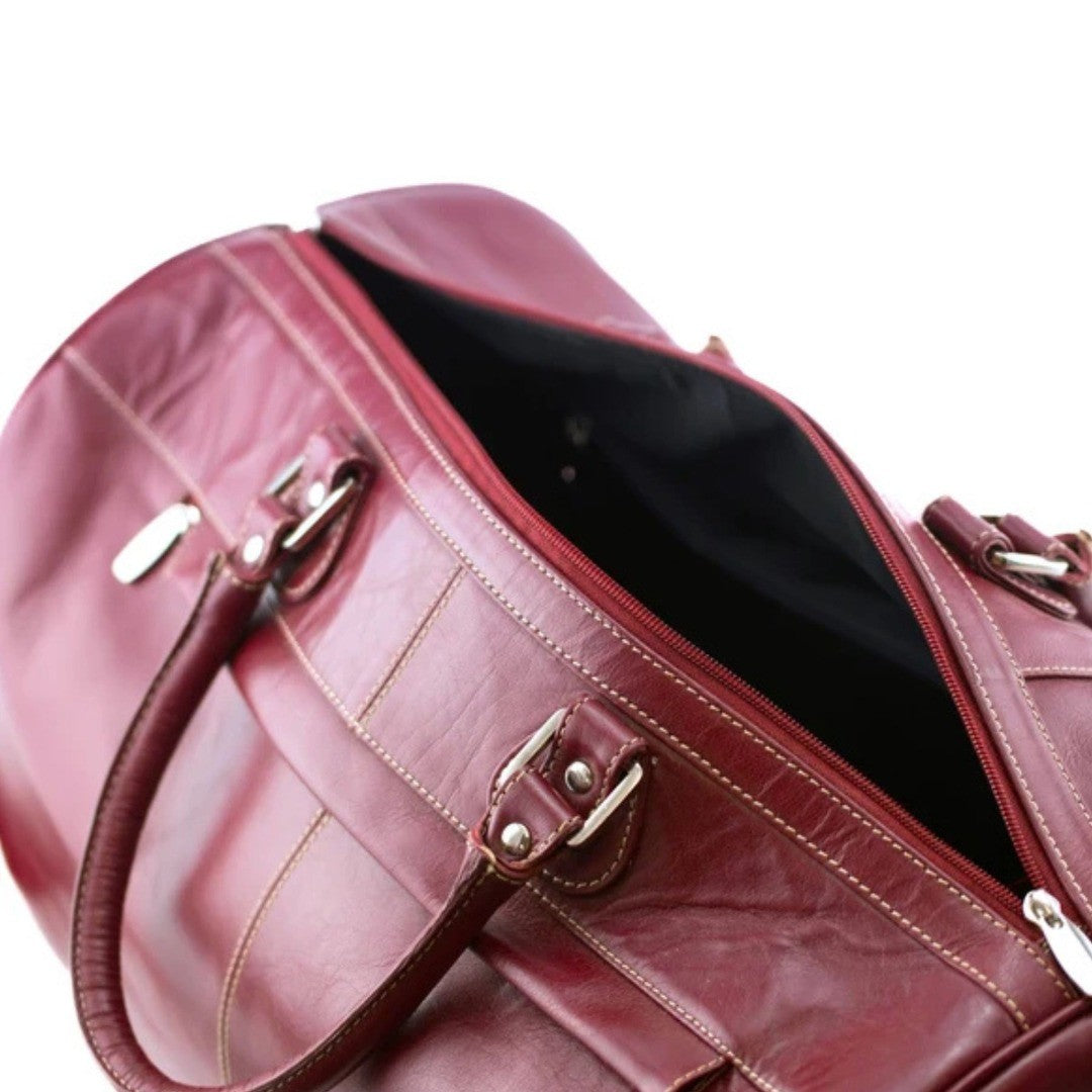 Mala Leather Edgbaston Cricket Holdall | Genuine Leather Weekend & Travel Bag