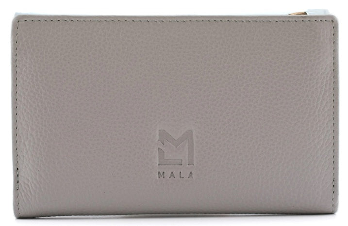 Mala Leather Bake Me Happy Large Tri-Fold Purse with Dust Bag
