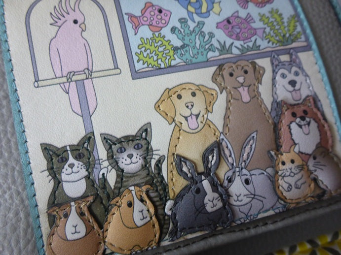 Mala Leather Matinee Purse Beau's Pet Shop Pals with Dust Bag