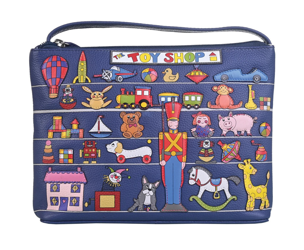 Mala Leather Midi Crossbody Bag The Toy Shop with Dust Bag