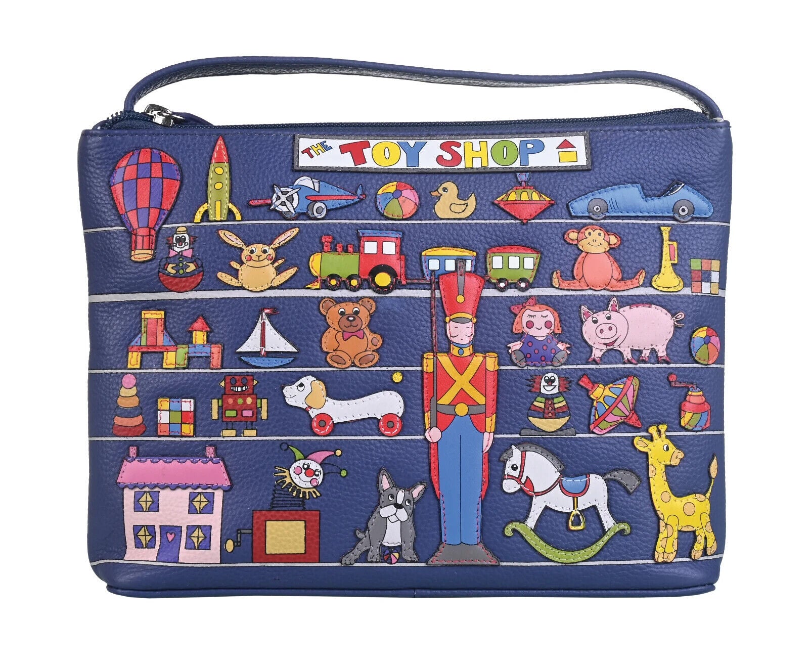 Mala Leather Midi Crossbody Bag The Toy Shop with Dust Bag