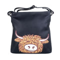 Mala Leather Bella's Head Cross Body Handbag + Dust Bag - Black