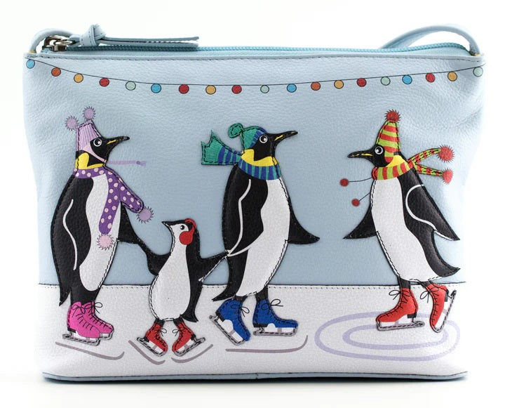 Mala Leather Midi Crossbody Bag - Chille Penguin