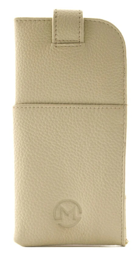 Mala Leather Foxglove Forest Glasses Case with Dust Bag