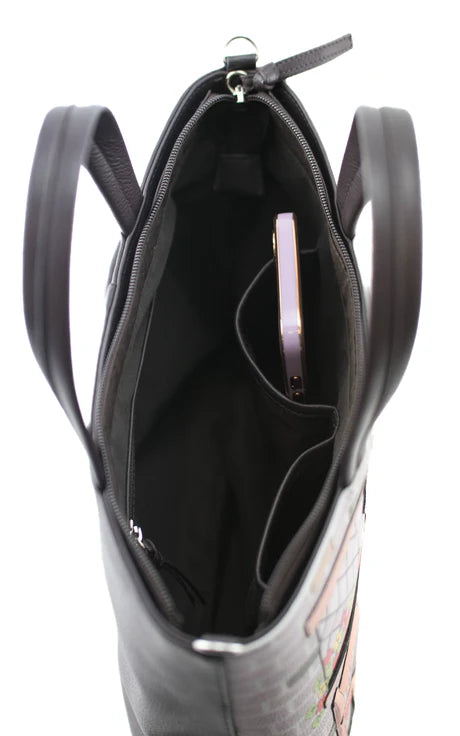 Mala Leather Grab Shoulder Handbag + Dust Bag - Gone to Pot