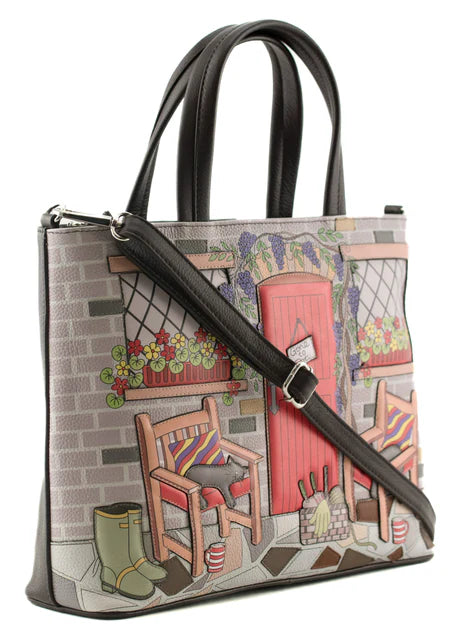 Mala Leather Grab Shoulder Handbag + Dust Bag - Gone to Pot
