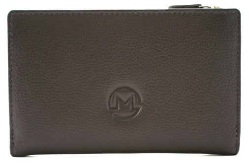 Mala Leather Large Tri Fold Purse + Dust Bag - Gone to Pot