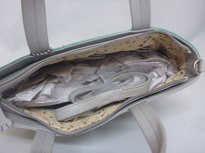 Mala Leather Hamish’s House Grey Multiway Grab & Shoulder Bag