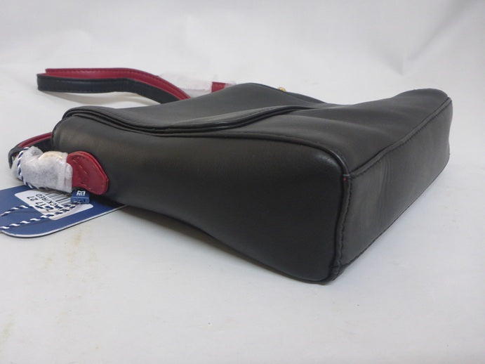 Mala Leather Compact Cross Body Shoulder Bag + Dust Bag - Mason Bee Detail