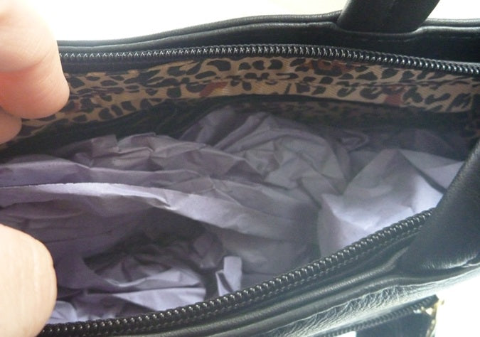 Mala Leather Matrah Leopard Large Grab & Shoulder Bag