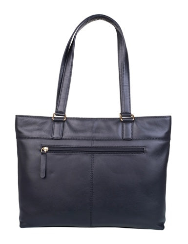 Mala Leather Matrah Black Leopard Print Shoulder Bag
