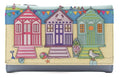 Mala Leather Southwold Blue RFID Large Tri-Fold Purse