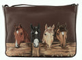Mala Leather Stable Row Brown Crossbody Bag