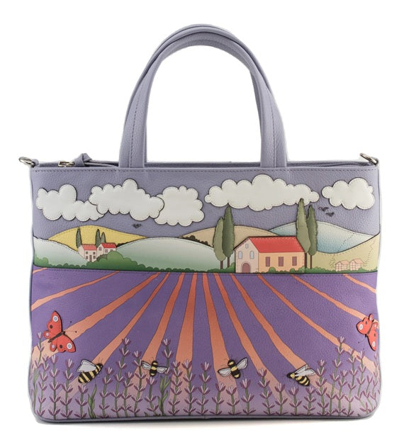 Mala Leather Grab Shoulder Handbag + Dust Bag - The Cotswolds