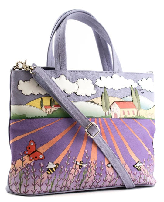 Mala Leather Grab Shoulder Handbag + Dust Bag - The Cotswolds
