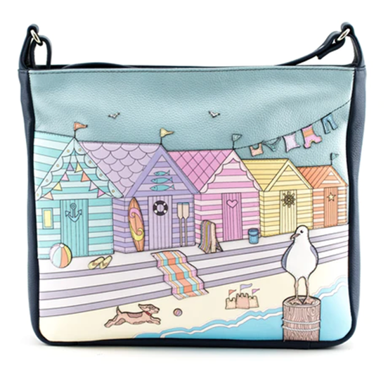 Mala Leather Large Cross Body Shoulder Handbag + Dust Bag - Woolacombe