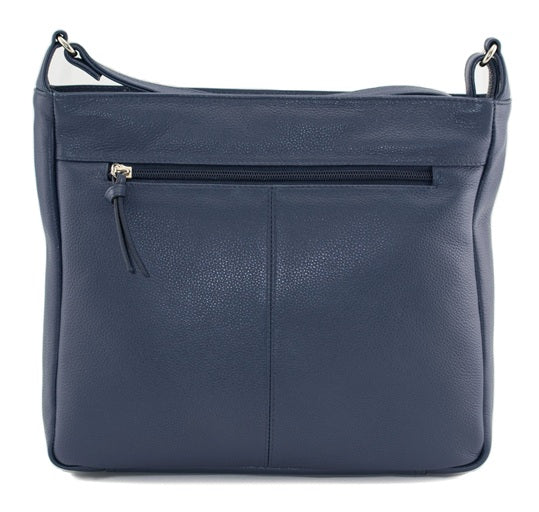 Mala Leather Large Cross Body Shoulder Handbag + Dust Bag - Woolacombe