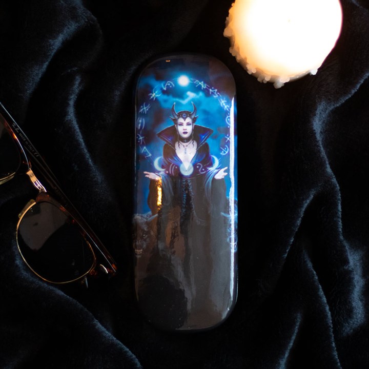 Anne Stokes Moon Witch Hard Shell Glasses Case & Cleaning Cloth | Gothic