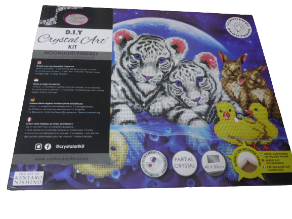 Craft Buddy Moonlight Fantasy Crystal Art Canvas Kit 40 x 50cm