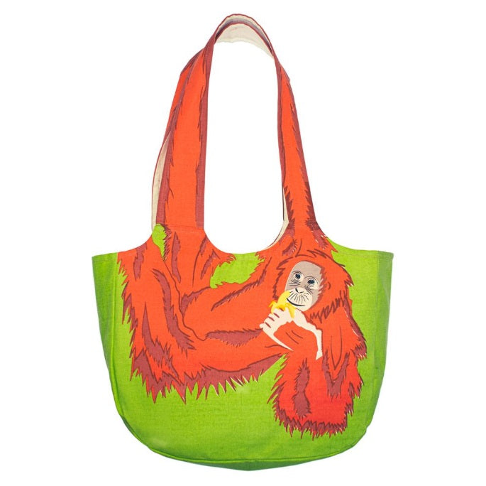 Shared Earth Orangutan Endangered Animal Cotton Tote Bag