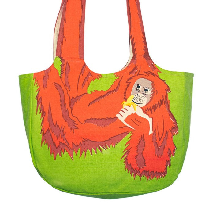 Shared Earth Orangutan Endangered Animal Cotton Tote Bag