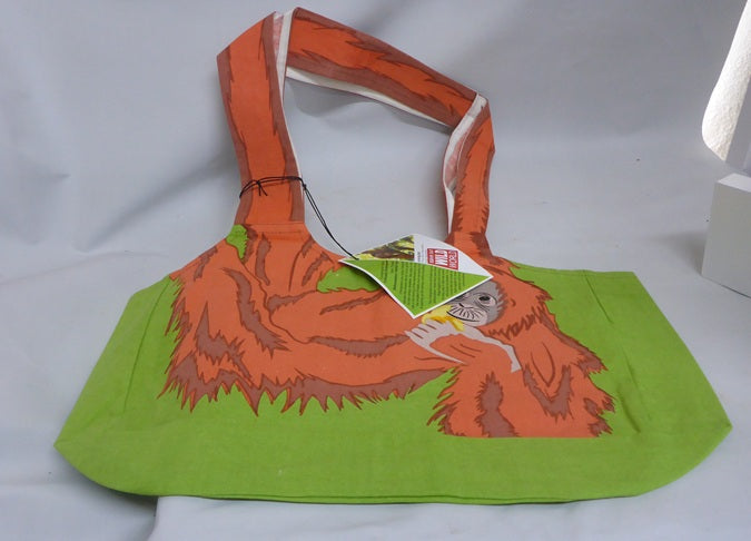 Shared Earth Orangutan Endangered Animal Cotton Tote Bag